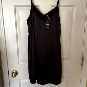 Torrid Black Chemise with Spaghetti Straps
